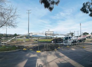 Horrible construction incident at Moe sports precinct
