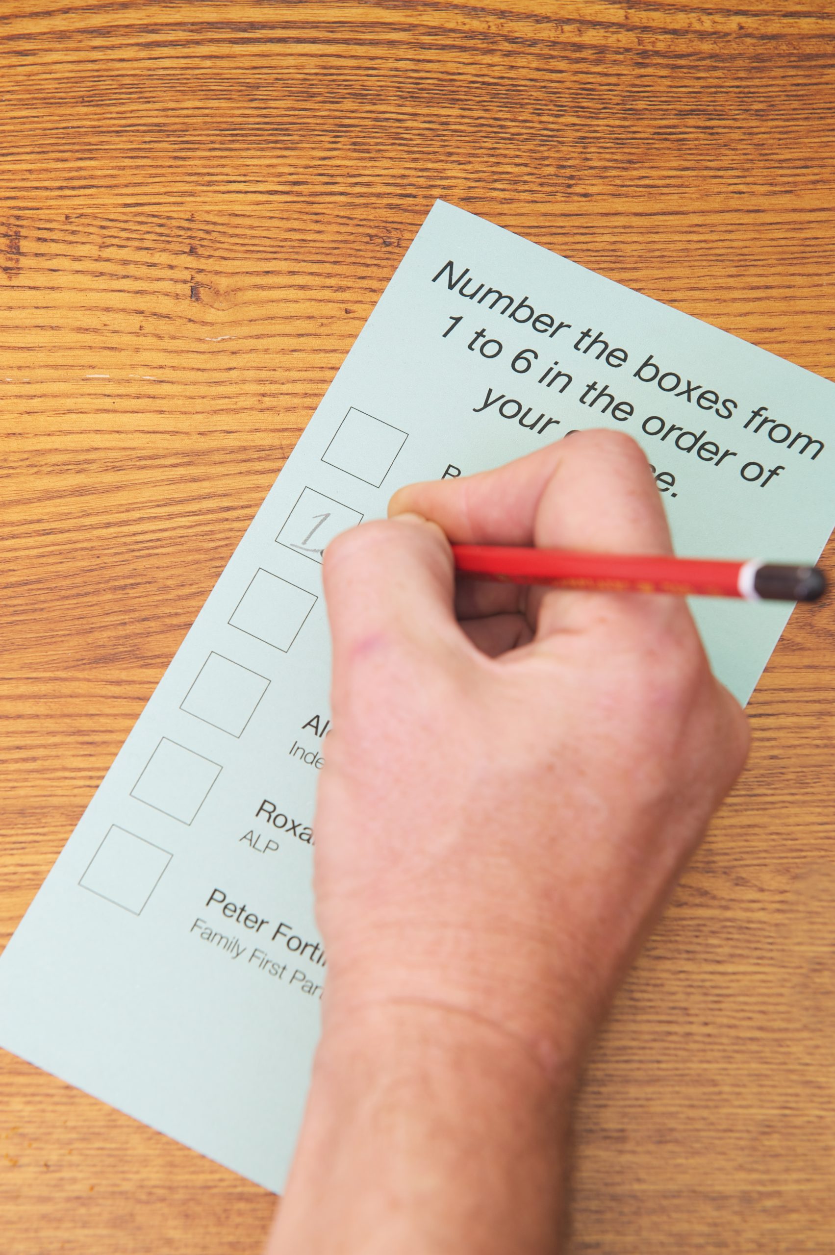 Voting 1 at Australian Federal Election