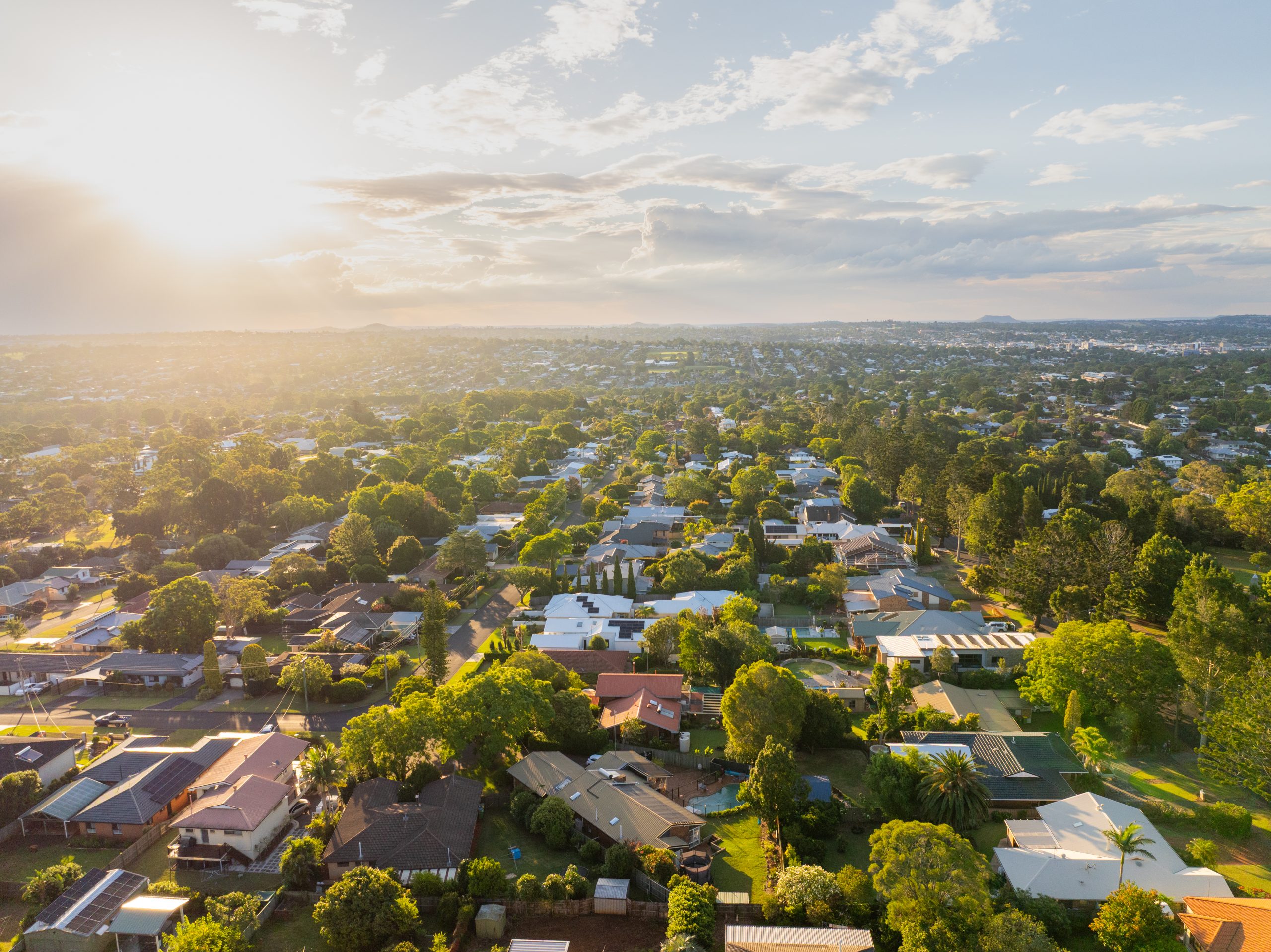 Residential views of Toowoomba