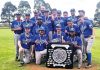 Moe baseball hits home run