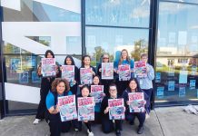 Allied health workers taking action