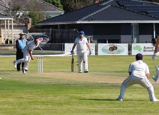 Weekend cricket: just a tad wet